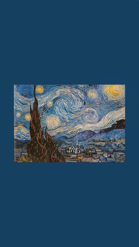 Noite estrelada Background HD Night Background Hd, Van Gohn, Starry Night Background, Van Gogh Wallpaper, Lock Screen Wallpaper Iphone, Wallpaper Retro, Arte Van Gogh, Night Background, The Starry Night