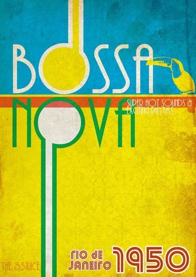 Brazil Art, Jazz Poster, Rio Carnival, Vintage Poster Design, Music Poster Design, Affordable Art Prints, Bossa Nova, Vintage Poster, Vintage Graphics