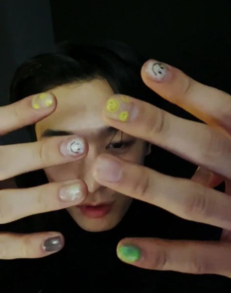 Mens Nails, Lee Juyeon, I Love My Friends, Without Makeup, The Boyz, Nail Inspo, Nail Art, Nails, Makeup