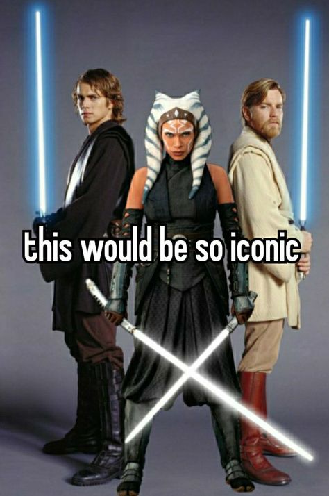 Star Wars Aesthetic Icons, Star Wars Whisper, Anakin Meme, Ashoka Star Wars, Obi One, I See Stars, Anakin And Padme, Star Wars Anakin, High Ground