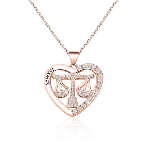 PRICES MAY VARY. Made of high quality copper, lead free and nickel free,and it's hypo allergenic. Silver and Rose Gold Color Available. Size: the pendant is 25mm*20mm, the length of the necklace is about 460mm, you can adjust the length of the necklace you want to wear. If you have friends, family, colleagues or classmates around you as lawyers, give them this meaningful necklace, they will like it. Engraved with "Lawyer".This meaningful necklace would make the perfect lawyer gift. Great for a l Attorney Gifts, Scales Of Justice, Meaningful Necklace, Graduation Jewelry, Graduation Necklace, Lawyer Gifts, Coffee Gifts, Velvet Bag, Rose Gold Color