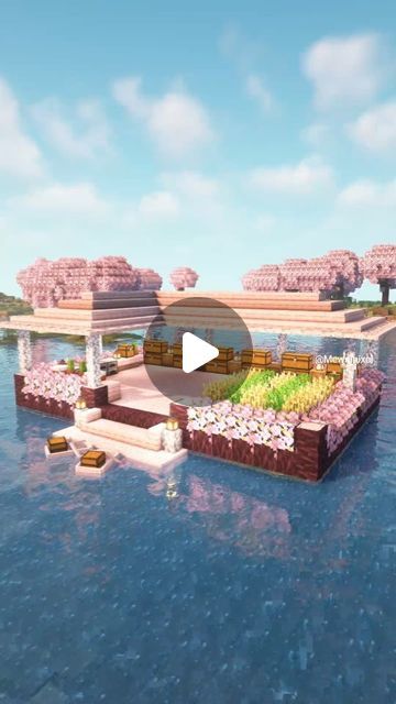 mewnipixel on Instagram: "Base de cerezo 🌸 sobre el Agua  ✅ +CONTENIDO YouTube - Mewnipixel  #minecraft  #minecraftbuilds #minecraftideas #minecrafttutorial #minecraftpe #minecraftmemes #minecraftonly #minecrafters #reels" Water Base Minecraft, Minecraft Houses On Water, Water House, Minecraft Pe, Minecraft Houses, Our World, Minecraft, Memes, Water