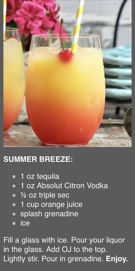 Absolut Citron Drinks Recipe, Sweet Alcoholic Drinks, Summer Drinks Alcohol Recipes, Rum Drinks Recipes, Absolut Citron, Alcoholic Punch Recipes, Drinks Recipe, Simple Family Meals, Summer Drinks Alcohol