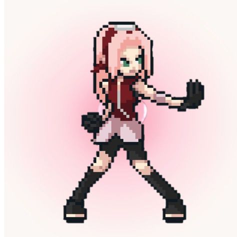 Naruto Sasuke Sakura, Anime Pixel Art, Sakura Uchiha, Naruto Pictures, Naruto Oc, Naruto Girls, Sakura And Sasuke, Naruto Wallpaper, Naruto And Sasuke