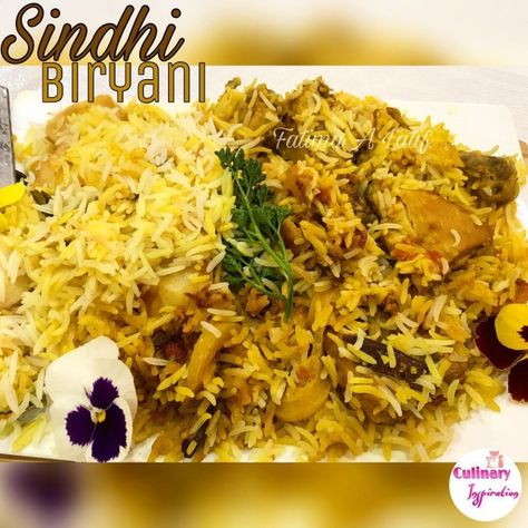 Sindhi Biryani Sindhi Biryani Recipe, Sindhi Biryani, Rice Dishes Recipes, Recipe Categories, Rice Dish, Global Cuisine, Biryani Recipe, Gluten Free Chicken, Food Categories