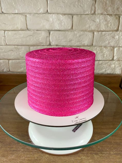 Glitter Cake Ideas, Hot Pink Cakes, Glow Cake, Diva Cakes, Glitter Birthday Cake, Disco Cake, Hot Pink Birthday, Sparkle Cake, 14th Birthday Cakes