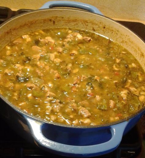 Pork Green Chile Stew #green chilies #pork #justapinchrecipes Pork Green Chili Stew, Colorado Green Chili Recipes, Green Chili Pork Stew, Pork Green Chili, Recipes For Newlyweds, Green Chili Recipe, Pork Green Chile, Hatch Green Chili Recipe, Mexican Chile