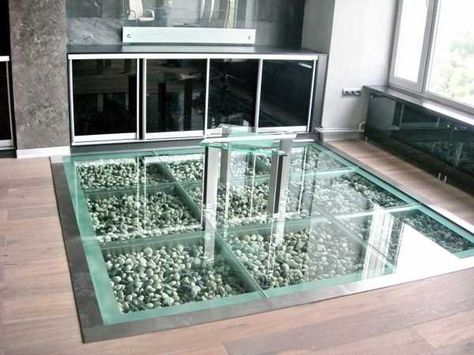 25 Glass Floor and Ceiling Designs Opening and Enhancing Modern Home Interiors Glass Flooring, Home Engineering, Ceiling Design Modern, Modern Houses Interior, Interior Wall Design, Glass Floor, Contemporary Interior Design, House Interior Decor, Staircase Design