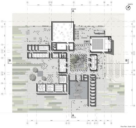 Cultural Center Architecture, Commercial And Office Architecture, Plans Architecture, Architecture Concept Diagram, Cultural Centre, Architecture Graphics, Cultural Architecture, Architecture Design Concept, Architectural Drawing