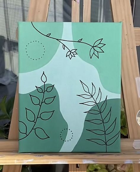 Simplistic Painting Ideas On Canvas, Cute Aesthetic Painting Ideas On Canvas, Simple Painting Inspiration, Small Canvas Ideas Easy, Painting Ideas On Paper For Beginners, Simplistic Painting Ideas, Basic Canvas Painting Ideas, Blue Canvas Painting Ideas Easy Diy, Cute Things To Paint On Canvas Aesthetic