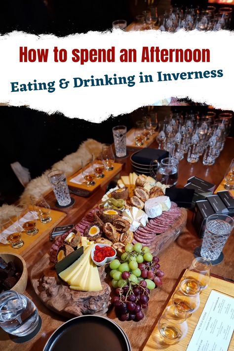 Eat and drink in Inverness, the Scottish Highlands. scottish highlands, eating, drinking, whiskey room, whiskey, whiskey lounge, whiskey aesthetic, charcuterie board, afternoon tea, afternoon tea ideas, beer, craft beer, visit scotland, eating trail, Scottish Afternoon Tea, Scotland Restaurants, Distillery Scotland, Whiskey Lounge, Whiskey Distillery Scotland, Whiskey Room, Picnic Hamper, Whiskey Tasting, Whisky Tasting