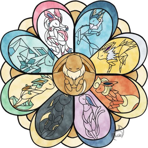 Evoluzioni Eevee, Shiny Eevee, Pokemon Original, Pokemon Ideas, Pokemon Eevee Evolutions, Pokemon Mew, Pokemon Tattoo, Pokemon Eeveelutions, Pokemon Wallpaper