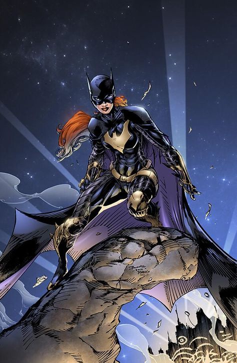 Batman Characters, Batgirl Art, Brett Booth, Batgirl And Robin, Dc Batgirl, Gotham Girls, Stephanie Brown, Batman Artwork, Batman Family