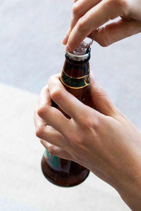 How to open a bottle without a bottle opener | Better Homes and Gardens Soda Bottle, Homemade Cleaning Products, Soda Bottles, Homes And Gardens, Better Homes And Gardens, Better Homes, Bottle Cap, Beer Bottle, Bottle Opener