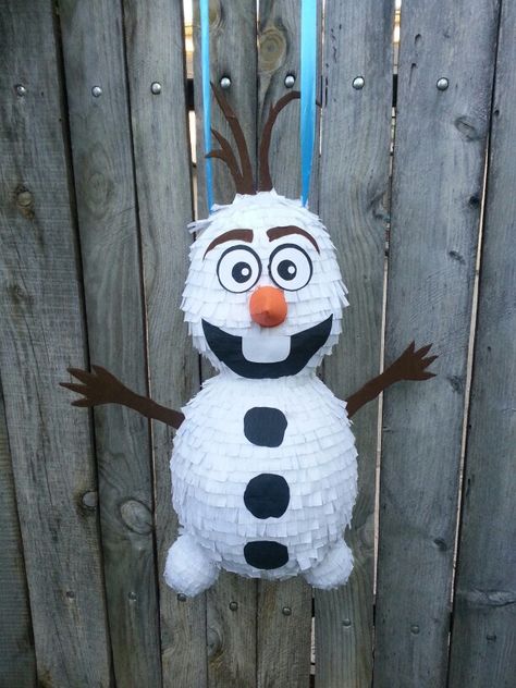 Olaf Pinata, Olaf, Olaf The Snowman, Disney Characters, Disney, Quick Saves, Art