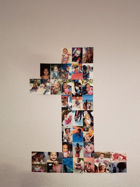 Number 1 Photo 1, Collage Diy, Half Birthday, Polaroid Pictures, Birthday Party 21, Birthday Numbers, Pirate Party, Birthday Backdrop, Picture On Wood