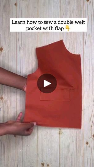 Double Welt Pocket, Sewing Pockets, African Lace Dresses, Bespoke Tailoring, African Lace, Lace Dresses, Learn To Sew, Sewing Hacks, Welt Pocket