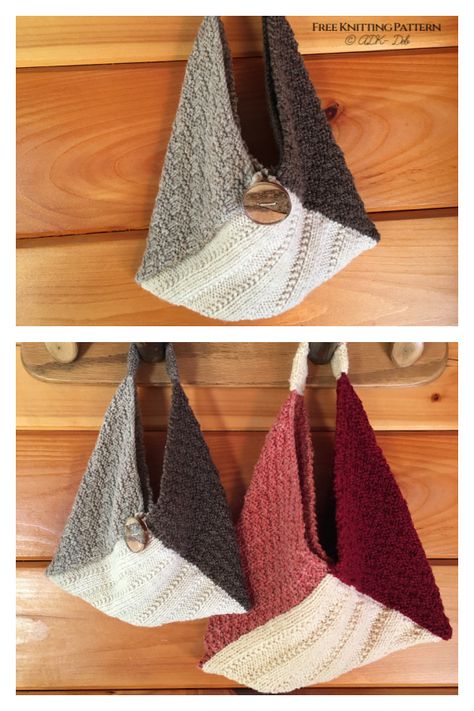 Bento Bag Free Knitting Pattern Knit Bag Pattern, Japanese Tote Bag, Knitting Bag Pattern, Bento Bag, Knit Bag, Bento Bags, Chic Bags, Knitting Gift, Free Knitting Pattern