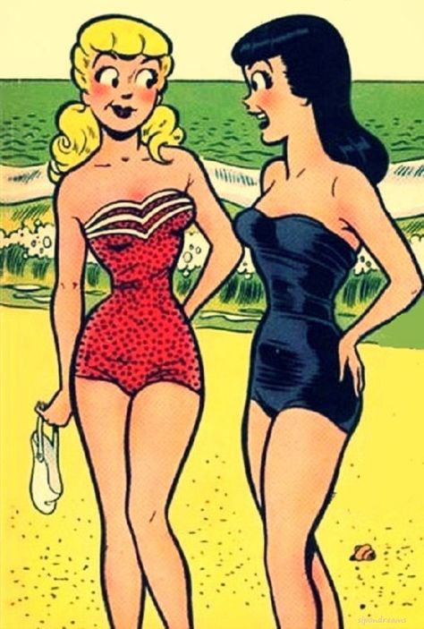 Archie Comic Books, Archie And Betty, Betty And Veronica, Retro Comic, Retro Cartoons, Archie Comics, Old Cartoons, Classic Cartoons, Staten Island