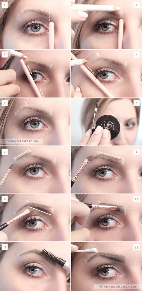 My New Perfect Brow Routine: Eyebrow Tutorial | Wonder Forest: Design Your Life. Brow Routine, Bentuk Alis, Perfect Brow, Makijaż Smokey Eye, Perfect Eyebrows, Eyebrow Tutorial, Eyebrow Shape, Perfect Brows, Eyebrow Shaping