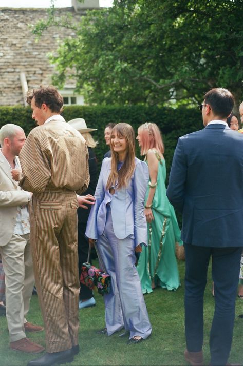 Luke Edward Hall Wedding, English Wedding Guest Attire, English Countryside Wedding, Luke Edward Hall, Garden Formal, Garden Party Outfit, Edward Hall, White Veil, British Wedding