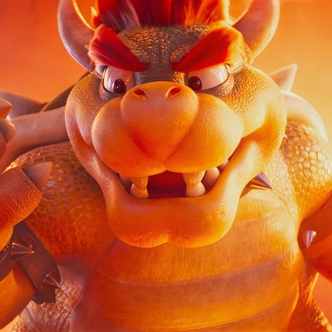 Bowser, voiced by Jack Black, in the “Super Mario Bros Movie” (2023). King Bowser, Mario Movie, King Koopa, The Super Mario Bros Movie, Super Mario Bros Movie, Mario Fan Art, Nintendo Sega, Mario Nintendo, Super Mario Art