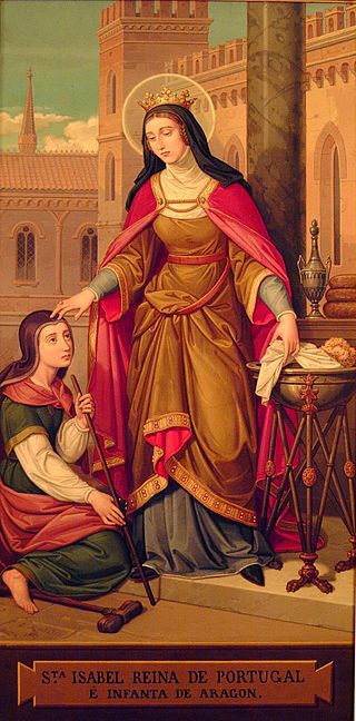 Santa Isabel de Portugal (Diputación Provincial de Zaragoza) Saint Elizabeth, Santa Isabel, Virgin Mary Statue, Queen Consort, Mary Statue, Our Lady Of Sorrows, Three Kings, Jesus Art, Historical Art