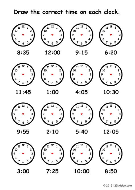 Valentines Day Worksheets, Clock Worksheets, Aktiviti Prasekolah, Fun Apps, Telling Time Worksheets, 3rd Grade Math Worksheets, 2nd Grade Math Worksheets, 1st Grade Math Worksheets, Time Worksheets