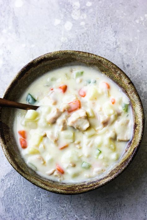 Boston Clam Chowder, Boston Clam Chowder Recipe, Bisque Recipes, Clam Chowder Recipe, Soup Maker Recipes, New England Clam Chowder, Rock Cake, White Soup, Bisque Recipe