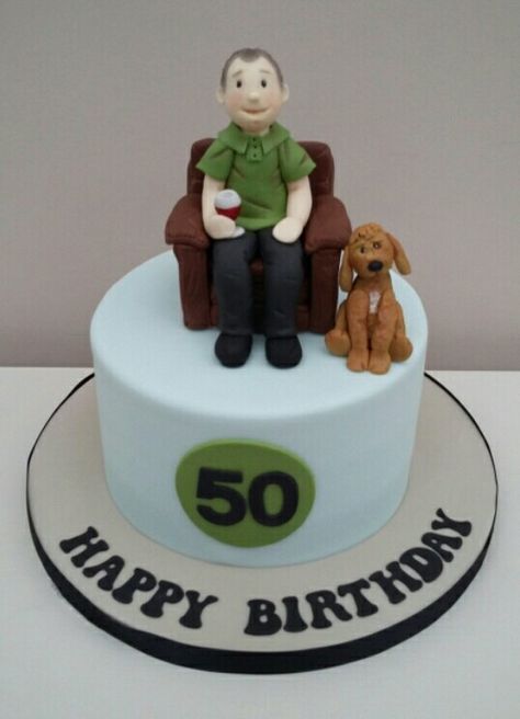 30 Cake, Joker Hd Wallpaper, Happy 50th, Fondant Figures, Farm Shop, Old Man, Butter Cream, Cake Toppers, Fondant