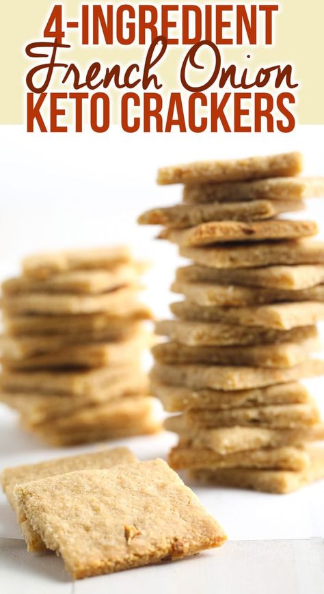 Almond Flour Crackers Recipe, Keto Crackers Recipe, Galletas Keto, Keto Crackers, Paleo Snack, Low Carb Crackers, Butter Crackers, Crackers Recipe, A Spicy Perspective