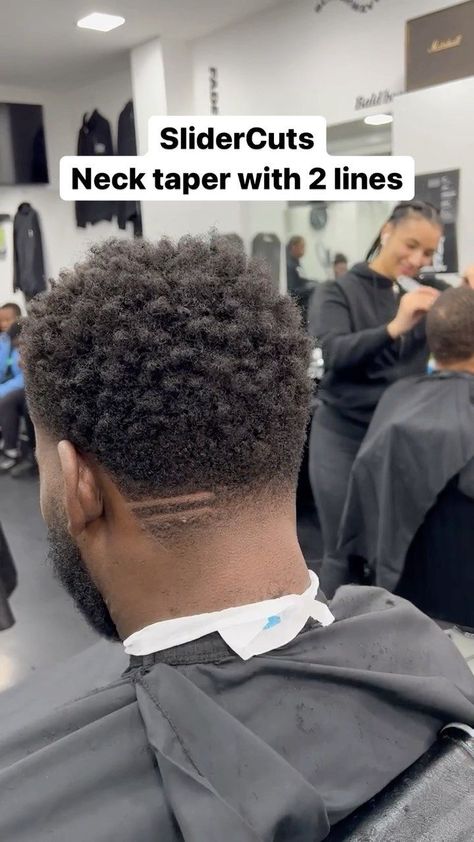 Want to learn how to achieve this men's haircut? A neck taper fade with two lines. Click through to watch my step-by-step demonstration on how to do a clean neck taper fade with two lines! #haircut #menshaircut #barberhaircut #skinfade #fadehaircut Barbers Cut, Taper Fade Haircut, Barber Haircut, Taper Fade, Fade Styles, Second Line, Men's Haircut, Fade Haircut, Do It Yourself