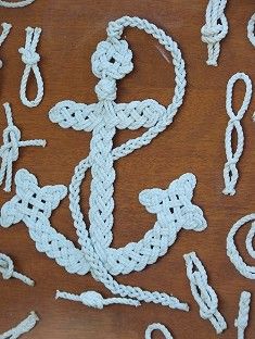 KIDS: Walk on Water Benefit Knot Board, Anchor Drawings, Nautical Diy, Nautical Knots, Nautical Crafts, Macrame Owl, Sailor Knots, Navy Quilt, Paracord Projects