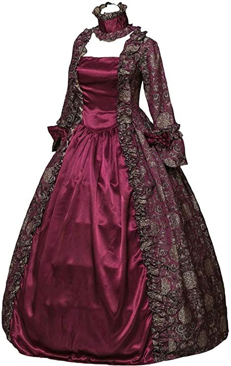 Amazon.com: CountryWomen Country Renaissance Gothic Dark Queen Dress Ball Gown: Clothing Dark Queen Dress, Middle Ages Dress, Gothic Victorian Dresses, 18th Century Women, 18th Century Costume, Dark Queen, Dress Ball Gown, Queen Costume, Art Costume