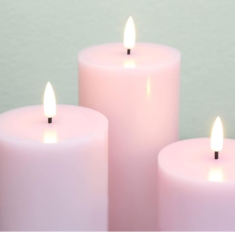 Battery Candles Wedding, Light Pink Candles, Led Taper Candles, Flameless Candle Set, Square Candles, Battery Candles, Led Pillar Candle, Led Tea Lights, Electric Candles