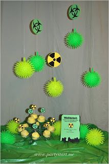 Mad Scientist Party Decorations, Science Lab Decorations, Scientist Birthday Party, Mad Scientist Birthday, Teen Birthday Party, Mad Science Party, Scientist Birthday, Mad Scientist Party, Scientist Party