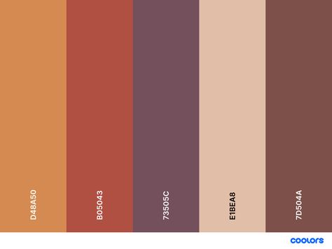 Collor Pallete Autumn, Cozy Autumn Color Palette, Halloween Color Pallet, Halloween Colors Palette, October Palette, Halloween Colour Palette, Spooky Color Palette, October Color Palette, Halloween Palette