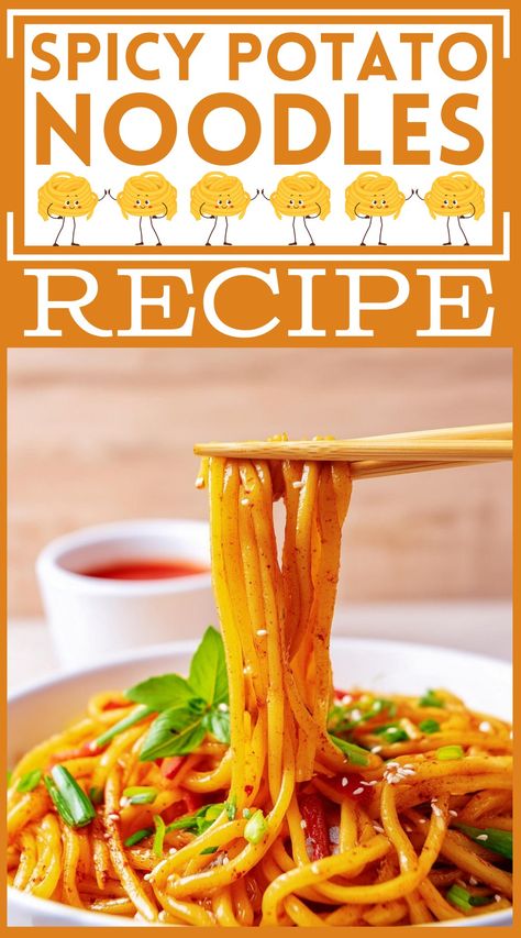 Easy To Make But Spicy Potato Noodles Recipe Jack Daniels Burger Recipe, Buffalo Chicken Meatloaf, Noodle Float, No Yeast Pizza Dough, Chicken Meatloaf, Potato Noodles, Noodles Recipe, Pizza Recipes Dough, Boiled Potatoes