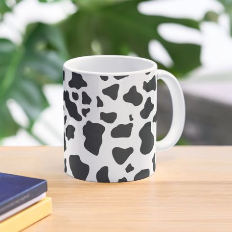 "Cow animal print" Mug by Holailustra | Redbubble Cow Mug, Cow Spots, Spots Pattern, White Cow, Cow Pattern, Cow Print, A Coffee, Mug Designs, Sell Your Art