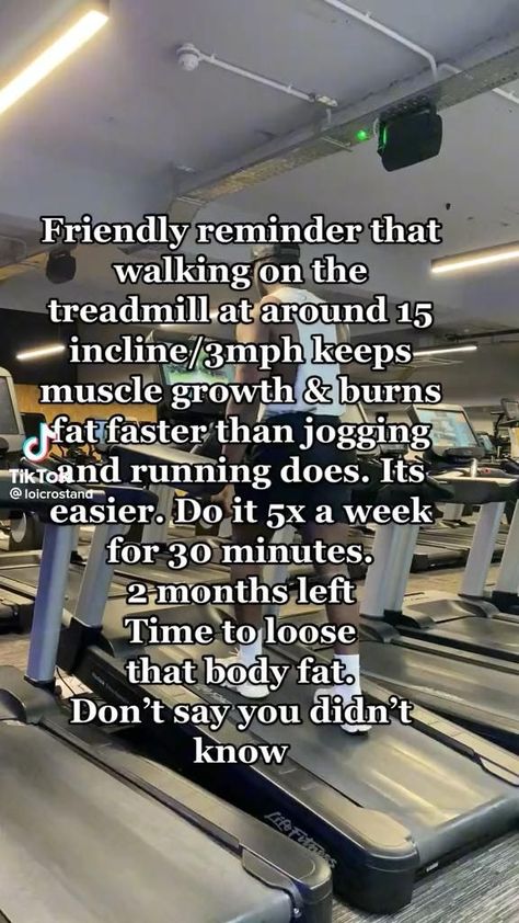 Treadmill Workouts, Treadmill Workout, Trening Fitness, Body Workout Plan, At Home Workout Plan, Weight Workout Plan, Gym Workout Tips, In The Gym, Quick Workout