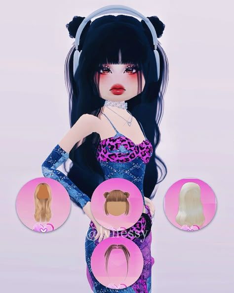 Dti Roblox Hair Combos, Dress To Impress Hair Colors, Dti Combos Free, Dti Hair Combos Free, Dress To Impress Hair Combos, Graduation Outfit Ideas, Women With Long Hair, Dti Codes, Unique Portraits