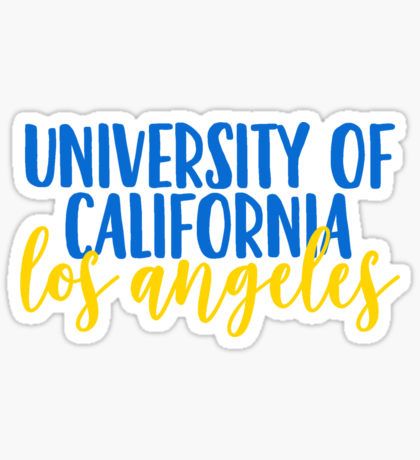 College Wallpaper, California Travel Guide, Watercolor Quote, Softball Life, Dream College, California Los Angeles, Iphone Case Stickers, Computer Sticker, Ucla Bruins