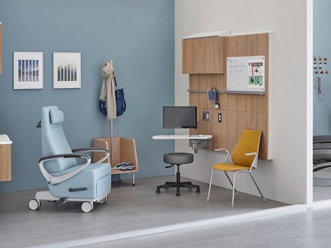 Medical Exam Room, Medical Furniture, Healthcare Interior Design, Medical Office Design, Cabinet Medical, Hospital Design, Flex Room, Healthcare Design, Clinic Design