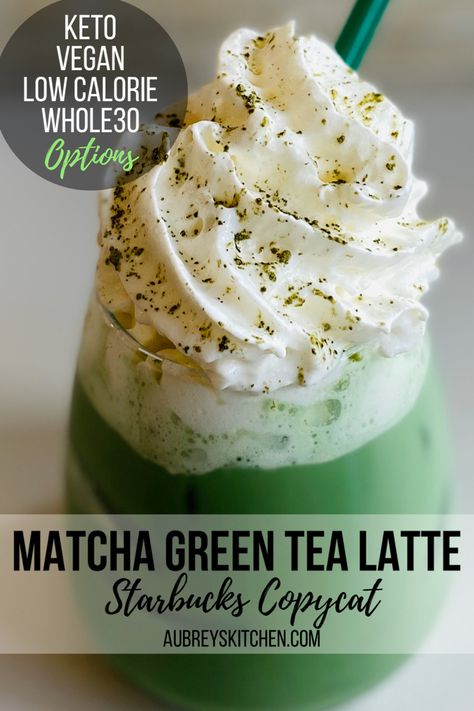 Iced Matcha Green Tea, Starbucks Matcha, Low Calorie Recipes Dessert, Low Calorie Vegan, Low Cal Dessert, Matcha Green Tea Latte, Best Matcha, Iced Matcha Latte, Green Tea Latte