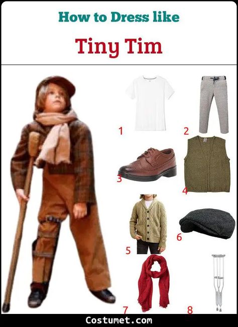 Christmas Carol Costumes Diy, A Christmas Carol Costumes, Tiny Tim Christmas Carol, Christmas Carol Costumes, Mr Scrooge, Christmas Character Costumes, Christmas Carol Play, Scrooge A Christmas Carol, Theater Props