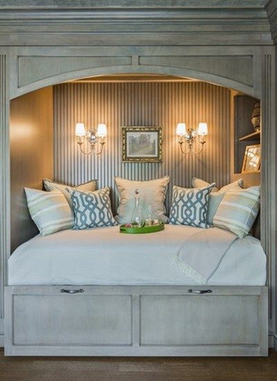 Boston Design Home Sleeping Nook Family Kitchens photo Michael J Lee #nooks #sleeping #reading #cozy Closet Nook, Alcove Bed, تحت الدرج, Sleeping Nook, Bed Nook, Bedroom Nook, Built In Bed, Boston Design, Box Bed