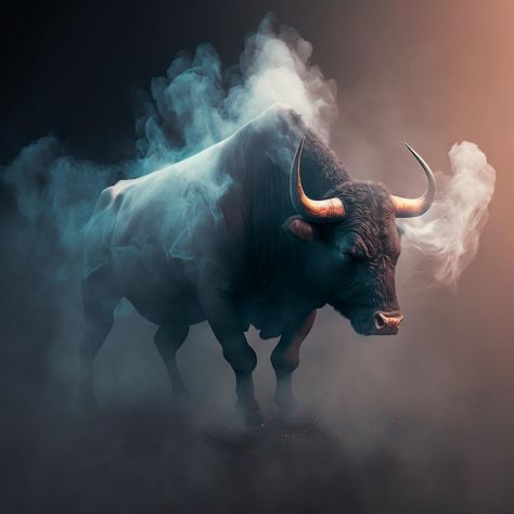 Taurus Bull Tattoos, Wild Bull, Black Living Room Decor, Hd Flower Wallpaper, Taurus Bull, Bull Tattoos, Gem Art, Art For Beginners, Lion Images