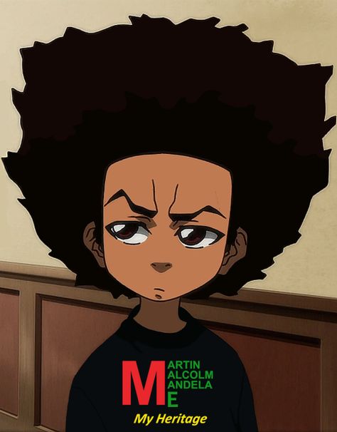 Huey Freeman Only Speaks The Truth / The Boondocks Huey Freeman, Short Videos, Created By, Hair, Black