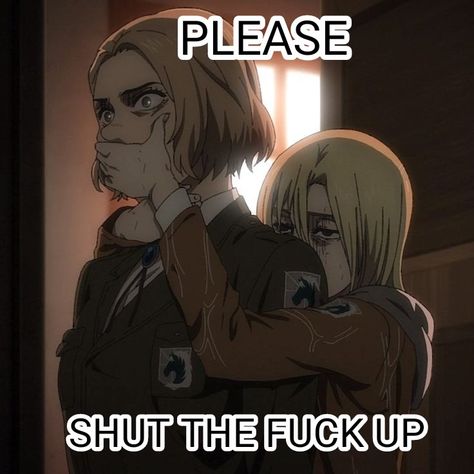 Annie X Hitch, Hitch And Annie, Hitch Aot, Aot Annie, Aot Icons, Aot Manga, Aot Ships, Annie Leonhart, Aot Memes