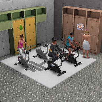 Let's Get Fit Fanmade Modpack | Patreon Sims 4 Lets Get Fit, Sims 4 Cc Functional Bike, Functional Gym Cc Sims 4, Sims 4 Workout Equipment Cc, Sims 4 Cc Gym Equipment, Sims 4 Cc Gym Equipment Functional, Functional Workouts, Play Sims, Back Squats